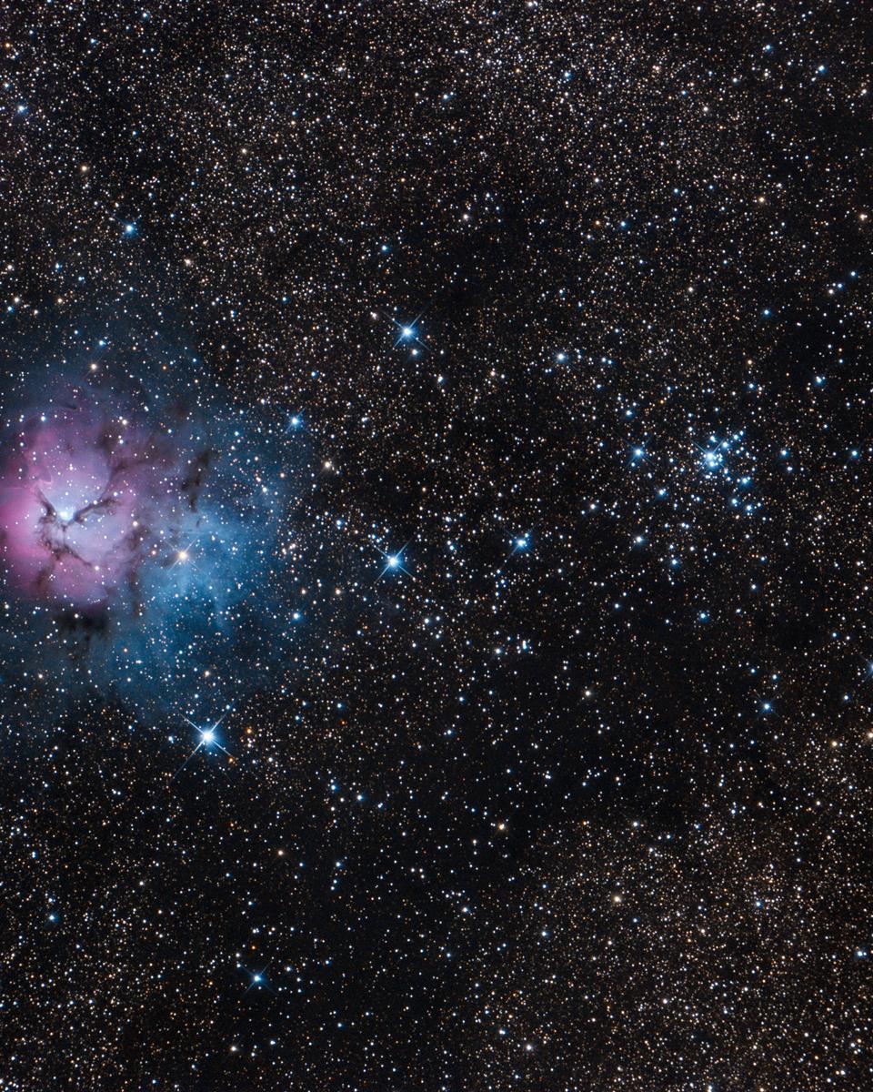 Messier 20 and 21