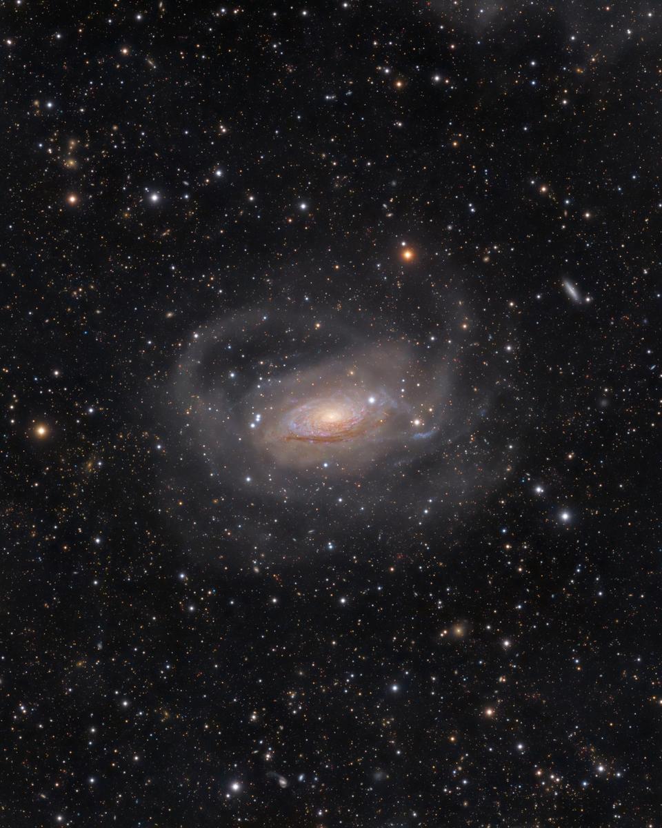 Curly Spiral Galaxy M63