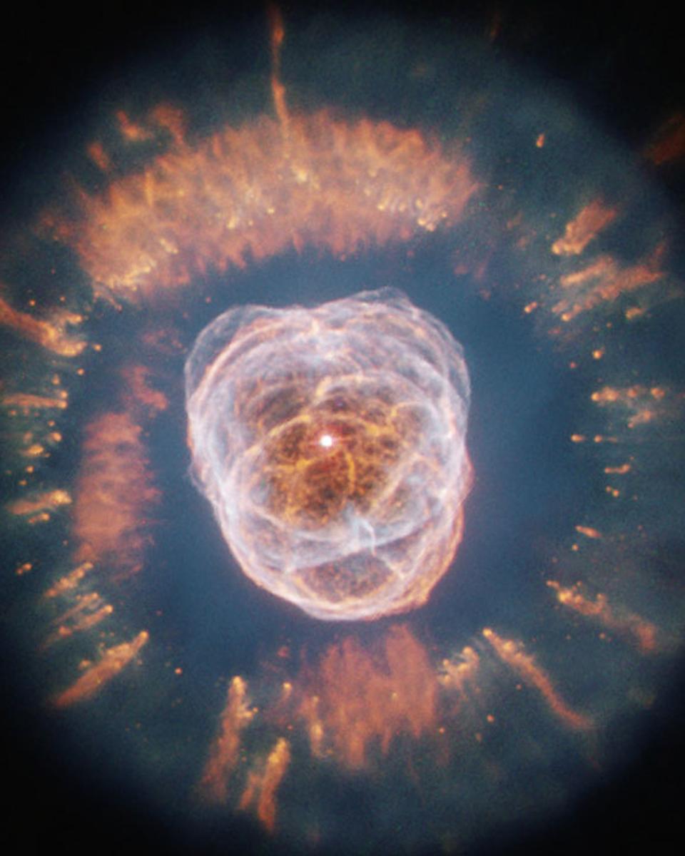 NGC 2392: Double-Shelled Planetary Nebula