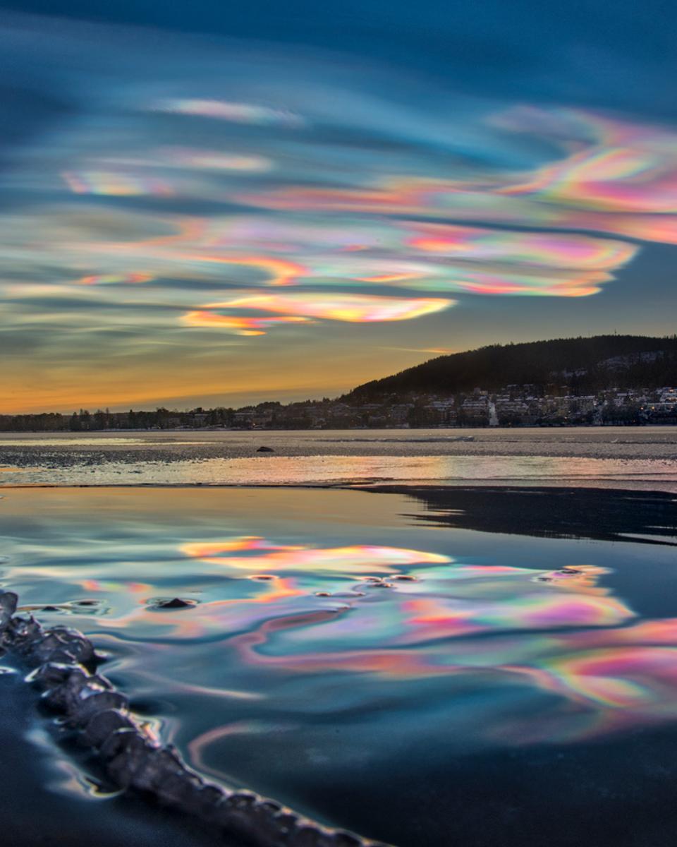 Iridescent Clouds over Sweden