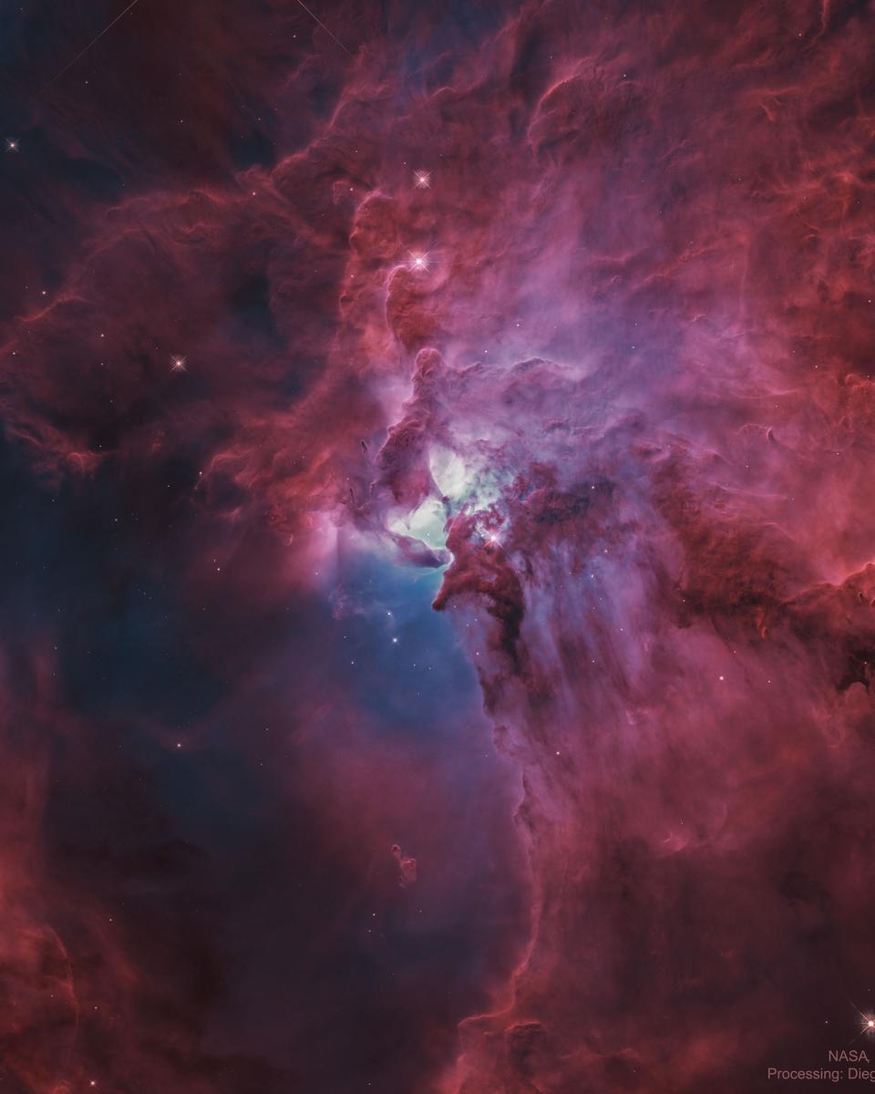 The Lively Center of the Lagoon Nebula