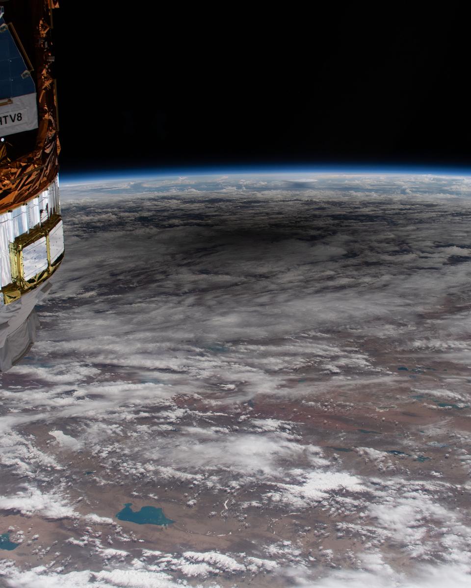 Eclipse under the ISS