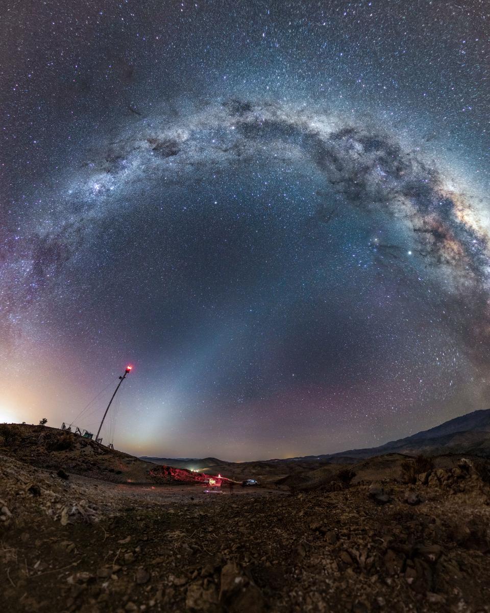 Milky Way and Zodiacal Light over Chile