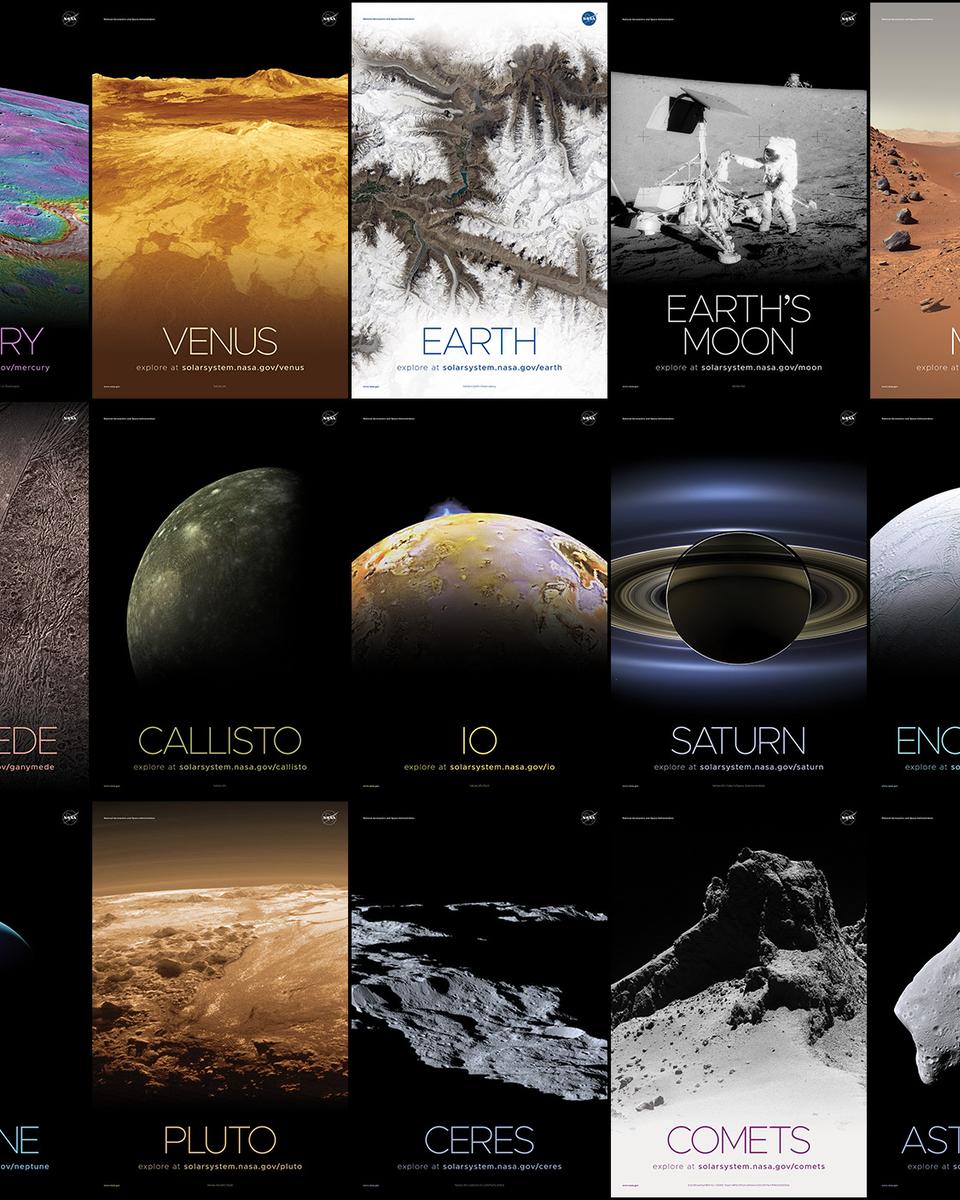 Posters of the Solar System