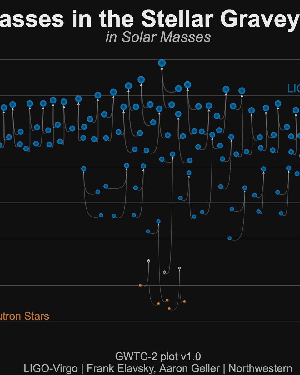 Fifty Gravitational Wave Events Illustrated