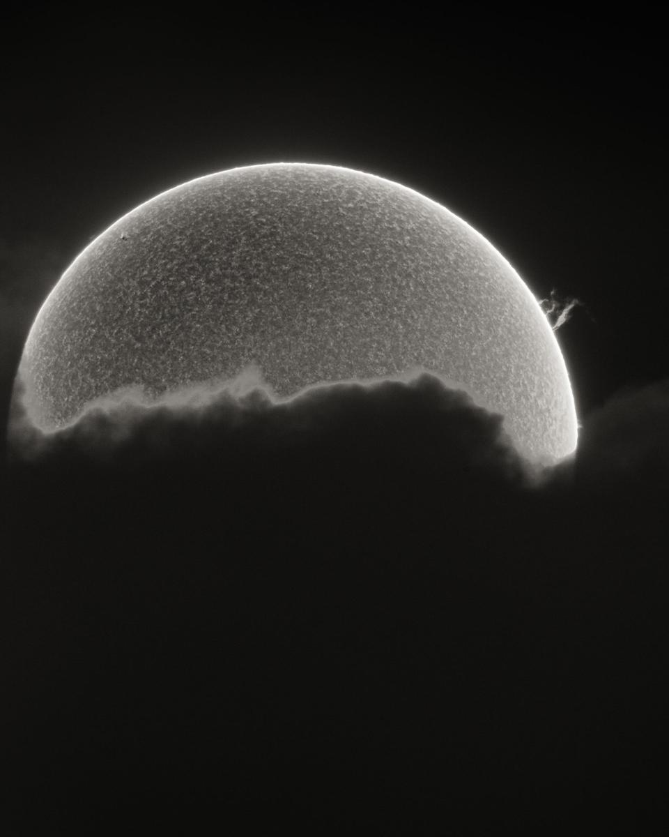 Half Sun with Prominence