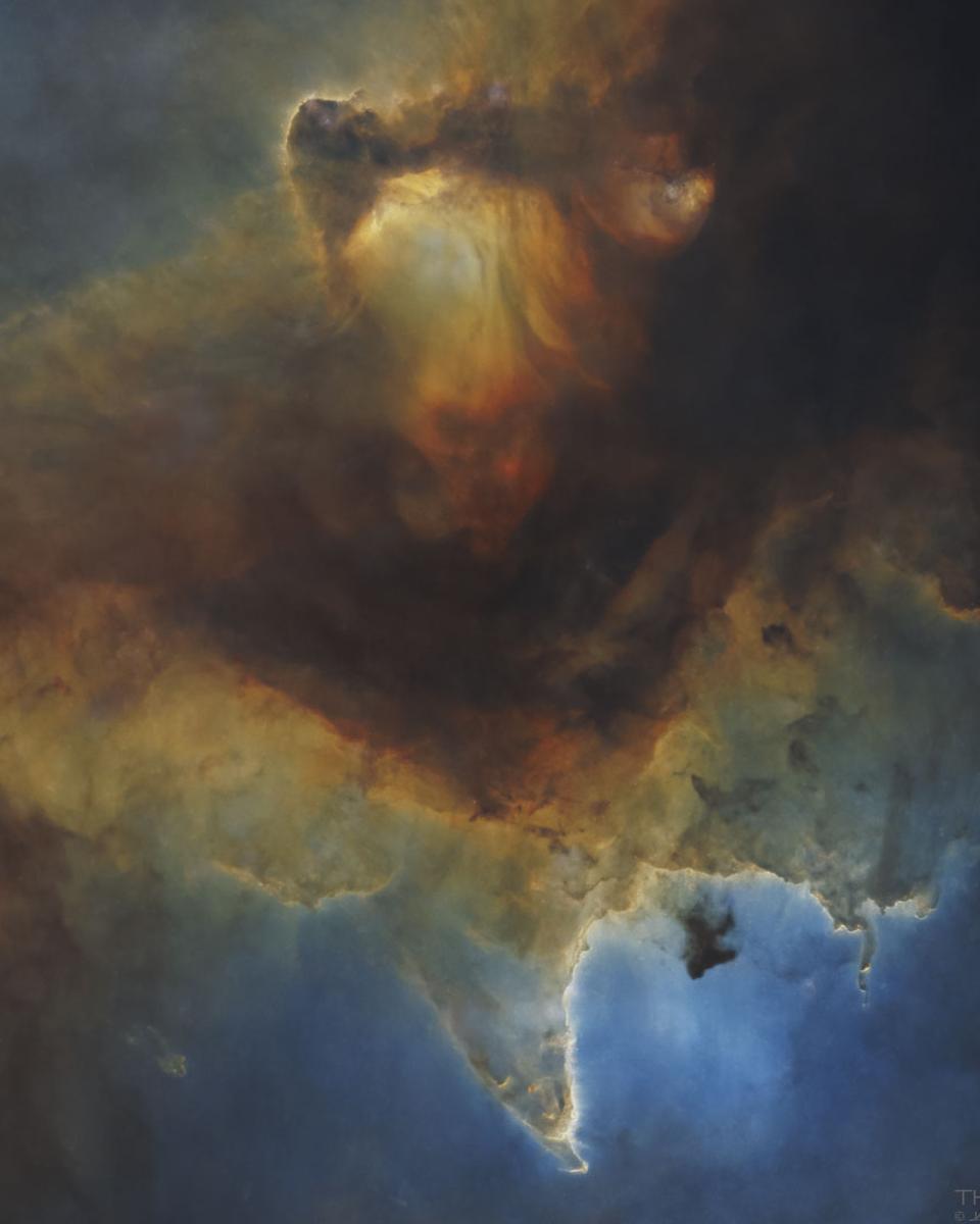 The Central Soul Nebula Without Stars