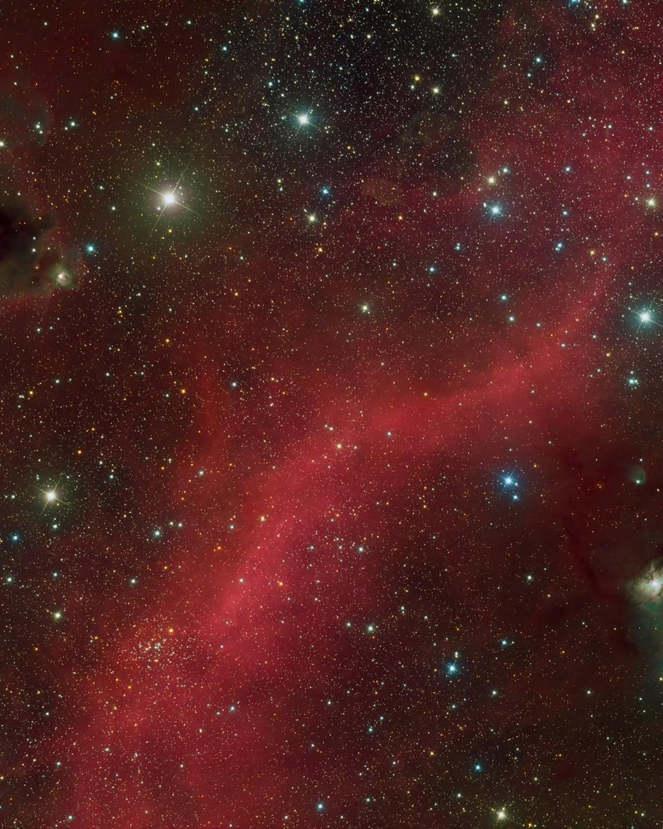 North of Orion's Belt