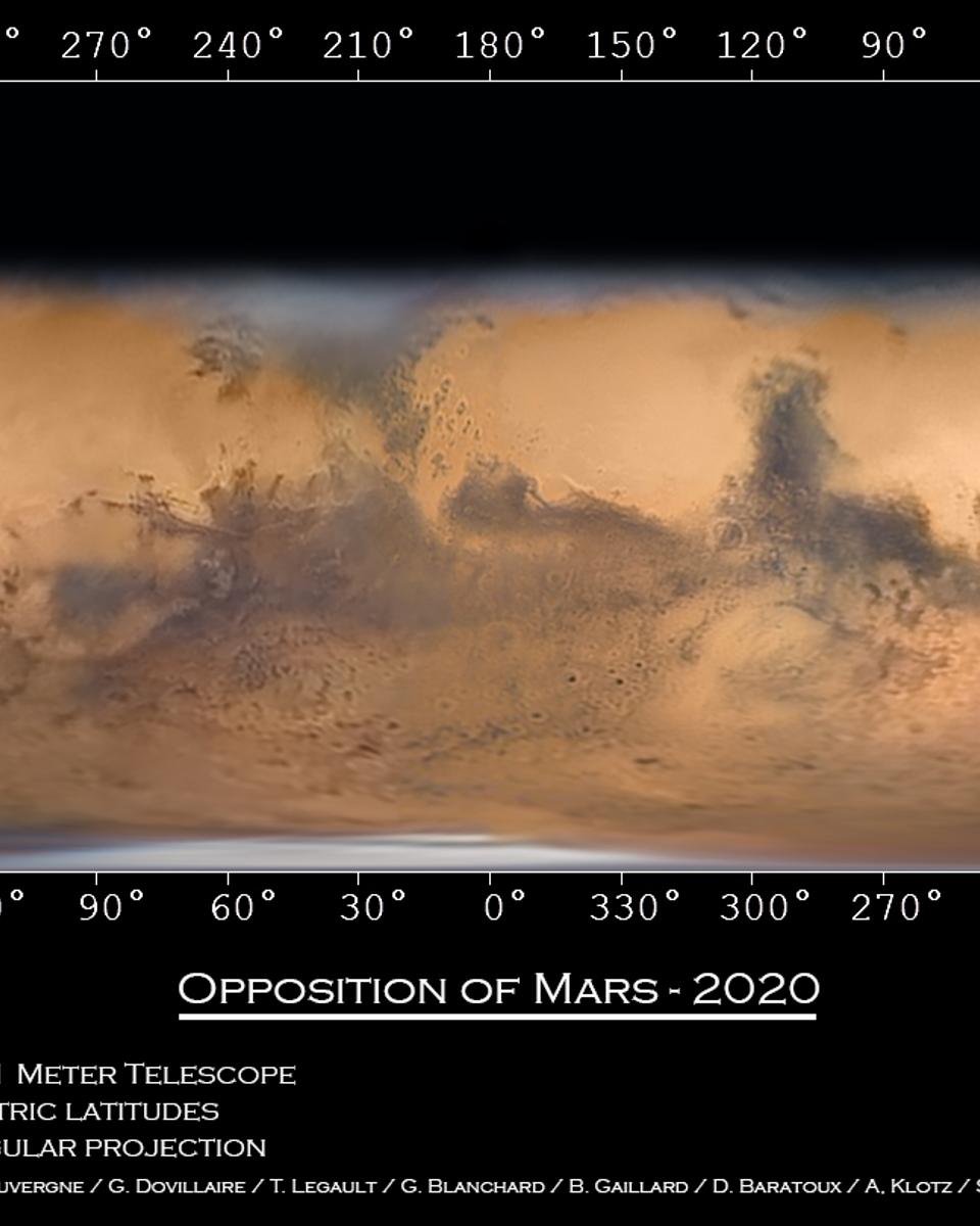 Global Map: Mars at Opposition
