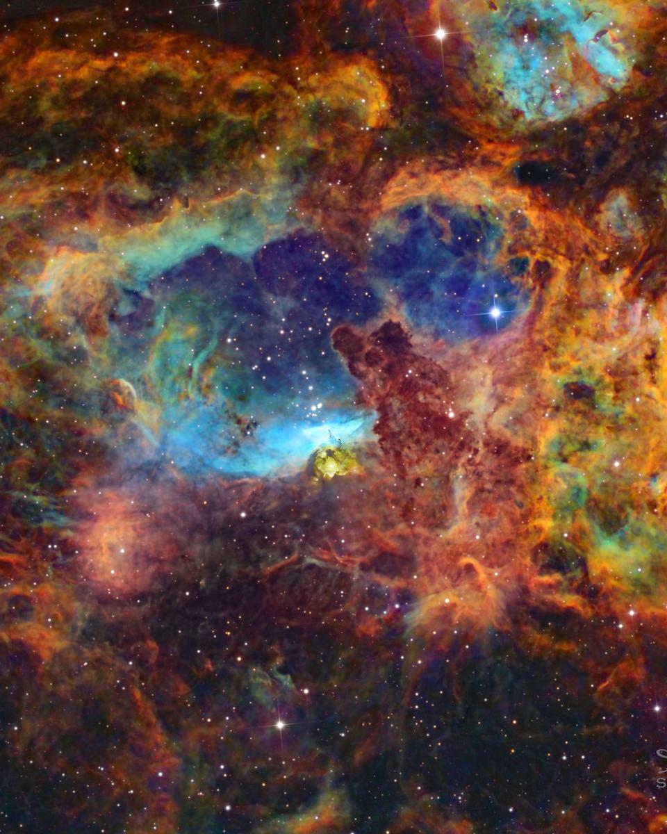 NGC 6357: The Lobster Nebula