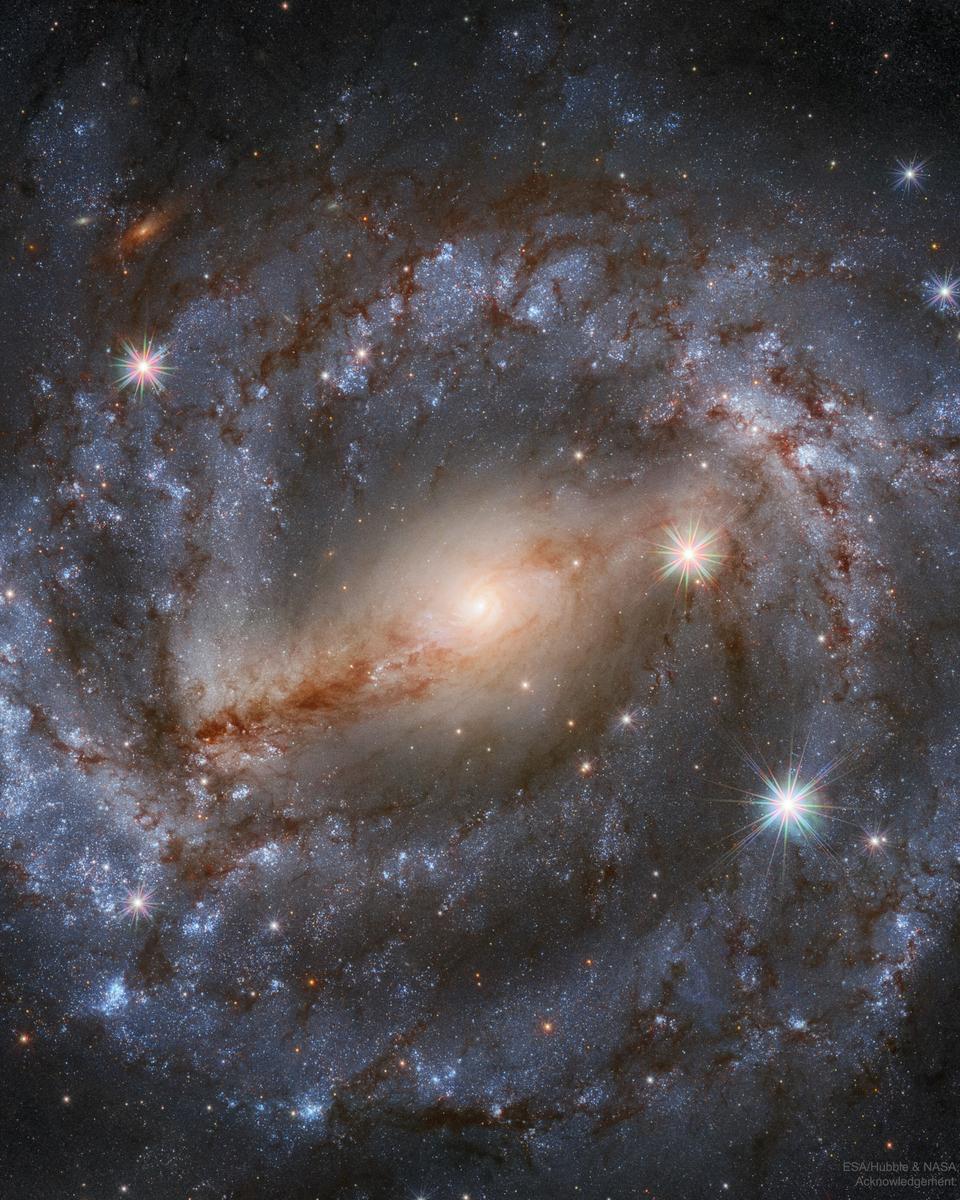 NGC 5643: Nearby Spiral Galaxy from Hubble