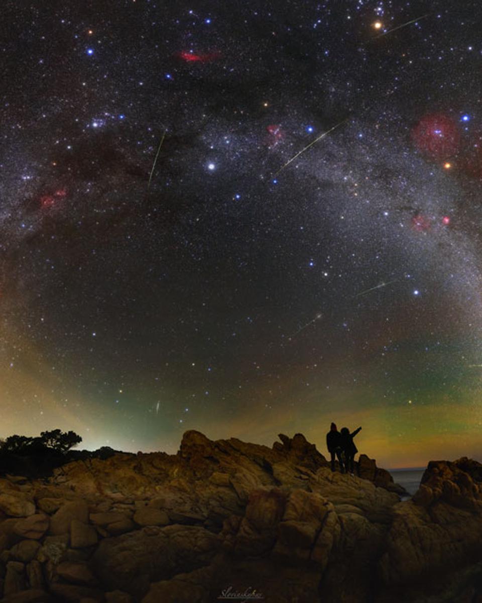 A Night Sky Vista from Sardinia
