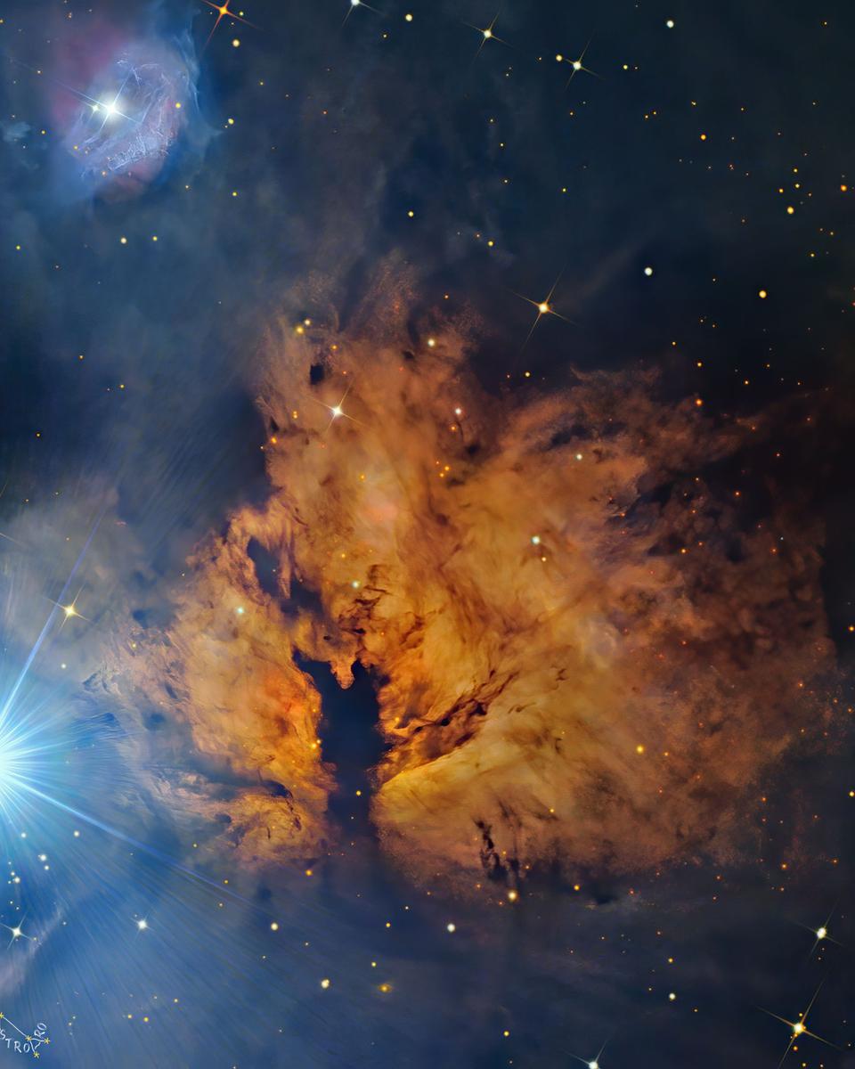 Alnitak and the Flame Nebula