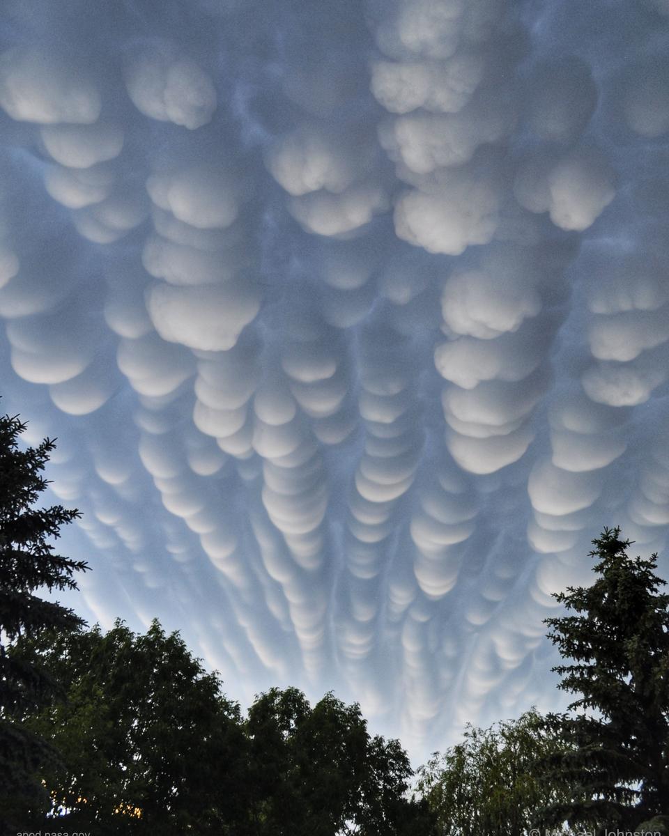Mammatus Clouds over Saskatchewan