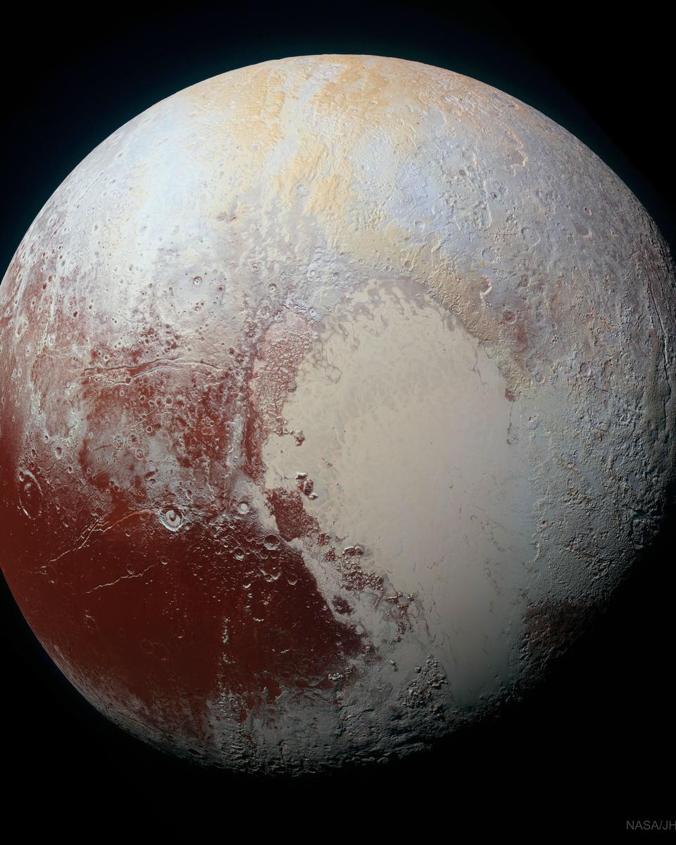 Pluto in Enhanced Color