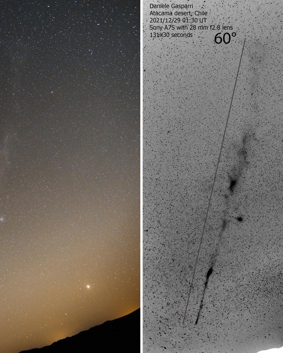The Further Tail of Comet Leonard