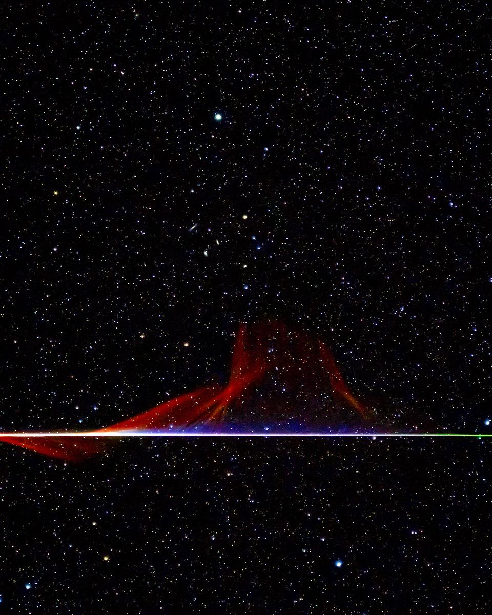 A Colorful Quadrantid Meteor