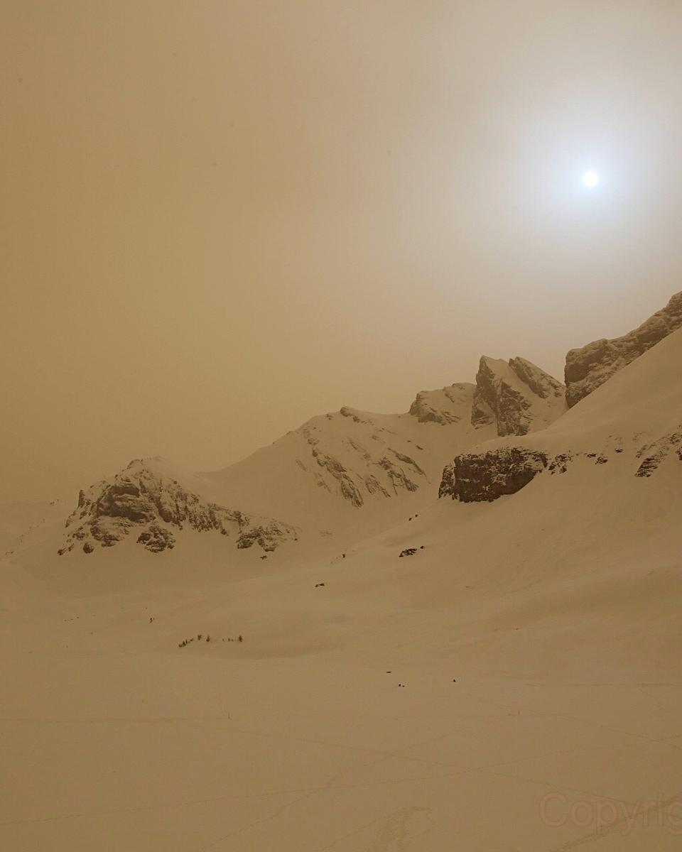 Swiss Alps, Martian Sky