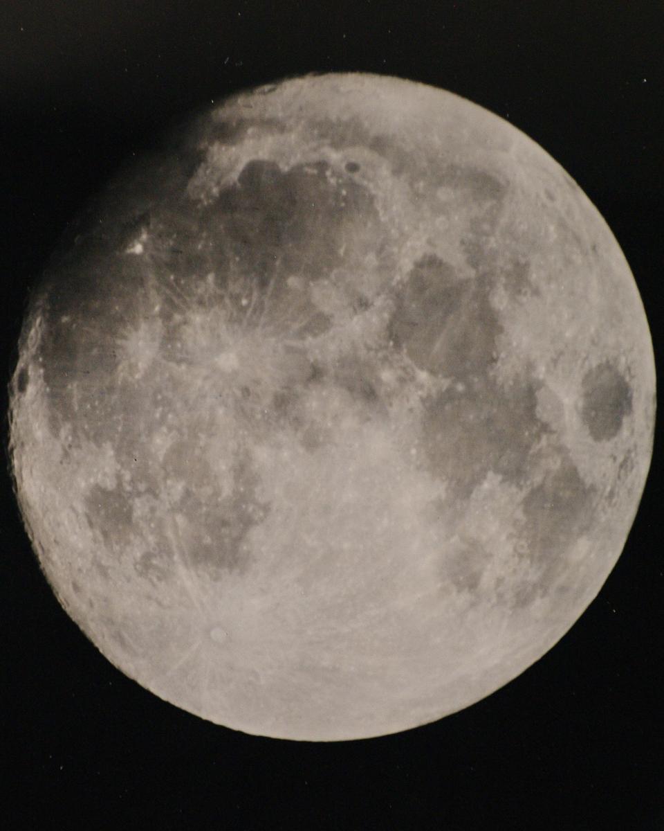 21st Century Wet Collodion Moon