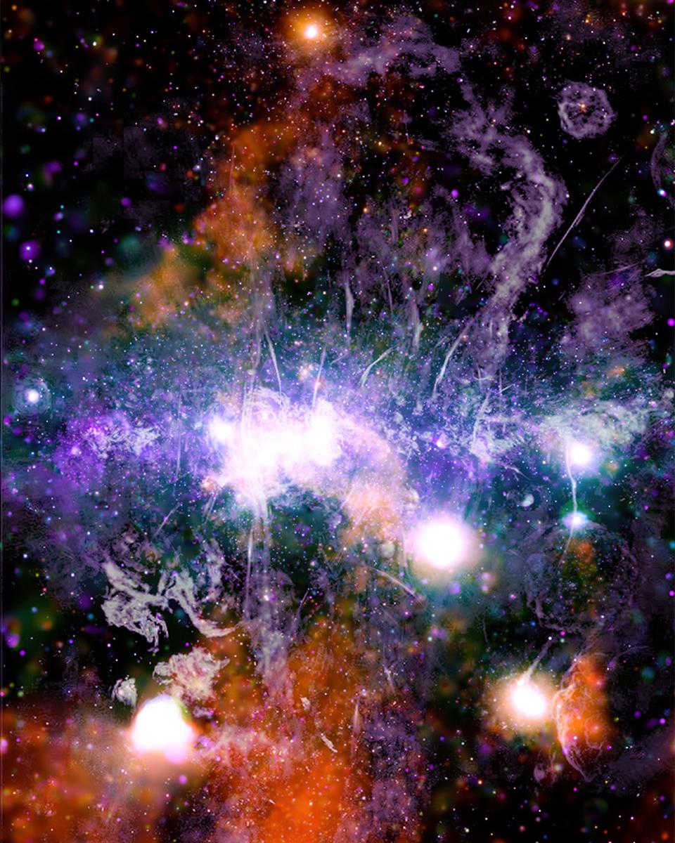 The Galactic Center in Stars, Gas, and Magnetism