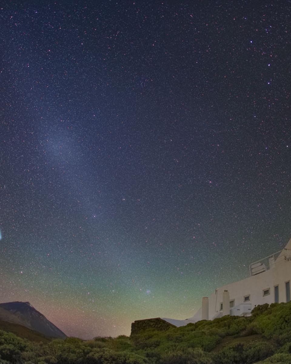 A Meteor and the Gegenschein