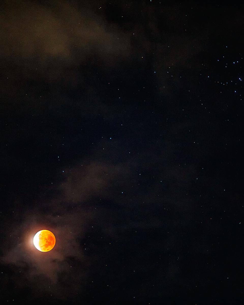 An Almost Total Lunar Eclipse