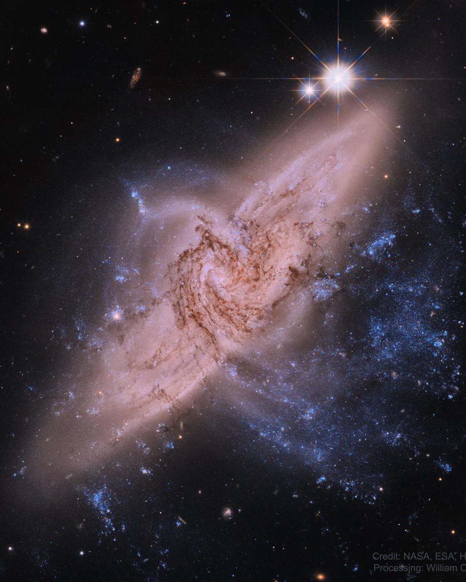 NGC 3314: When Galaxies Overlap