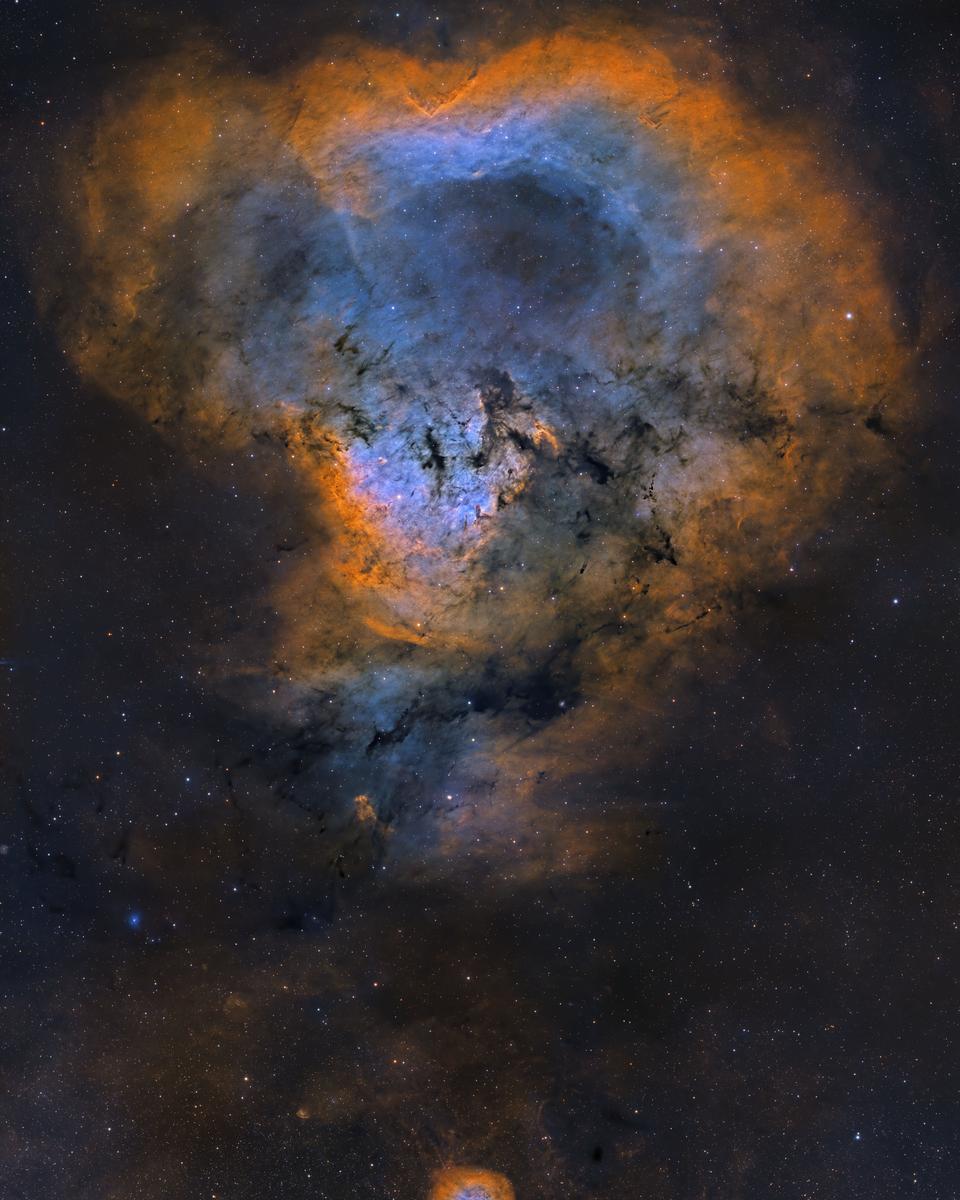 NGC 7822: Cosmic Question Mark