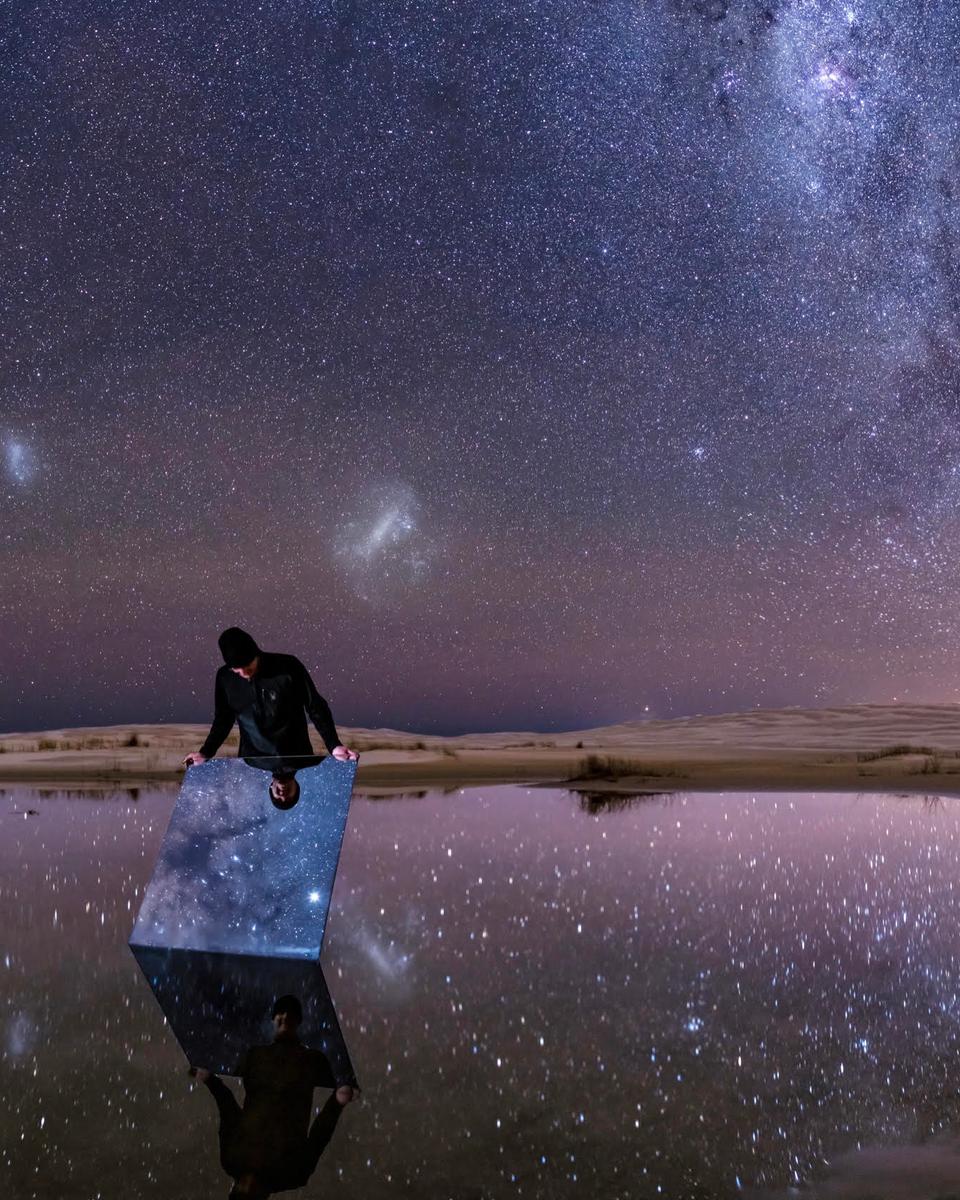 Night Sky Reflected