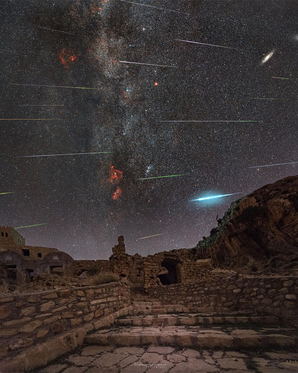 A Meteor Wind over Tunisia