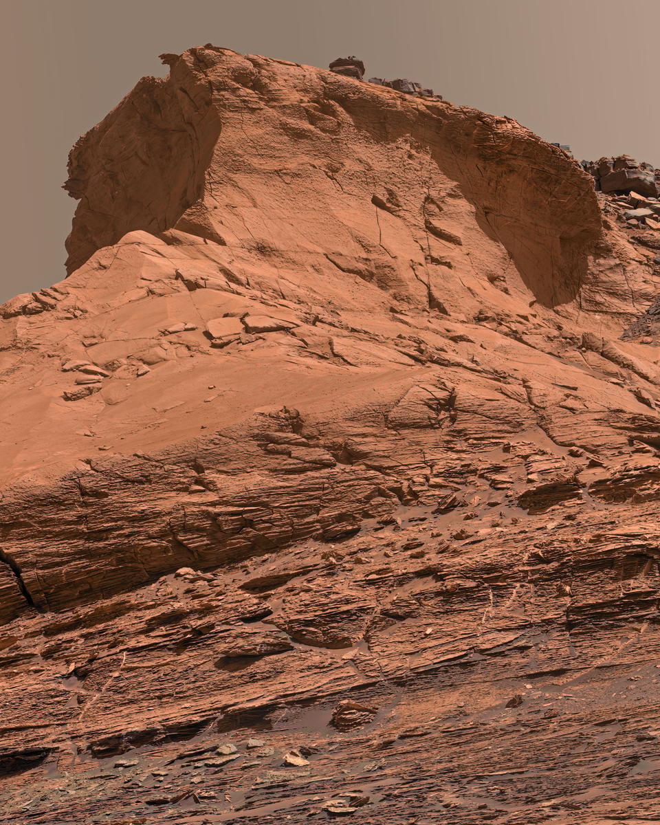 Siccar Point on Mars