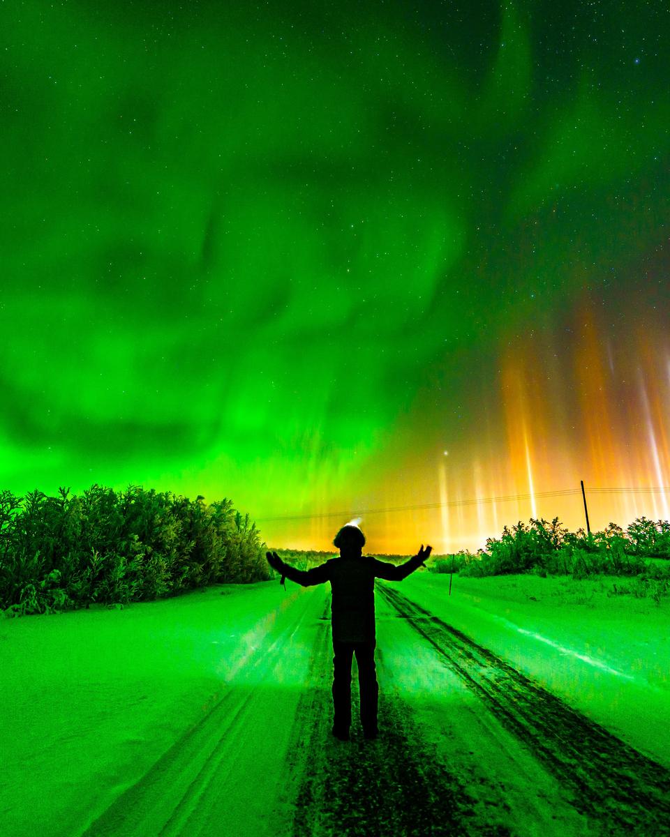 Aurora and Light Pillars over Norway
