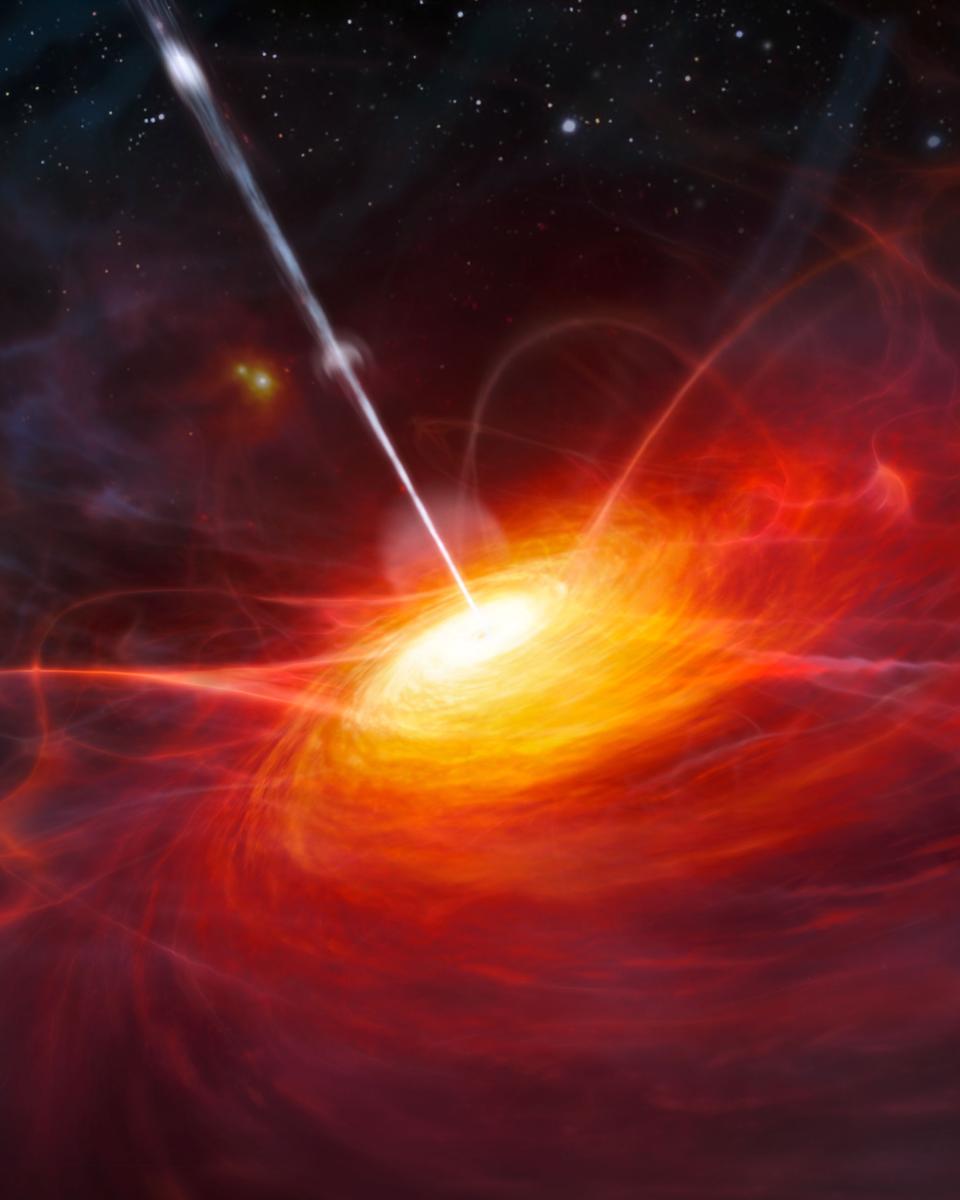 Illustration: An Early Quasar