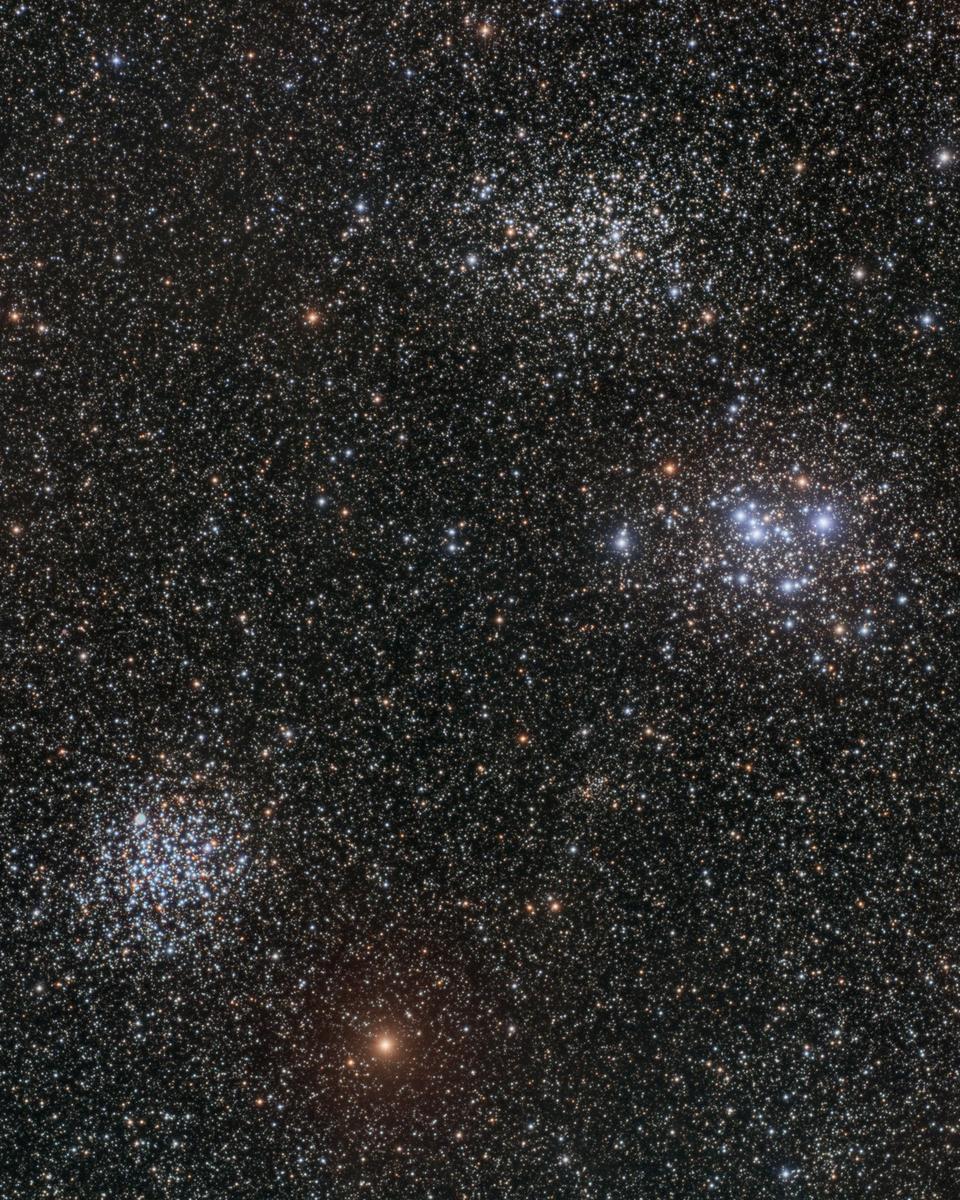 Three Clusters in Puppis