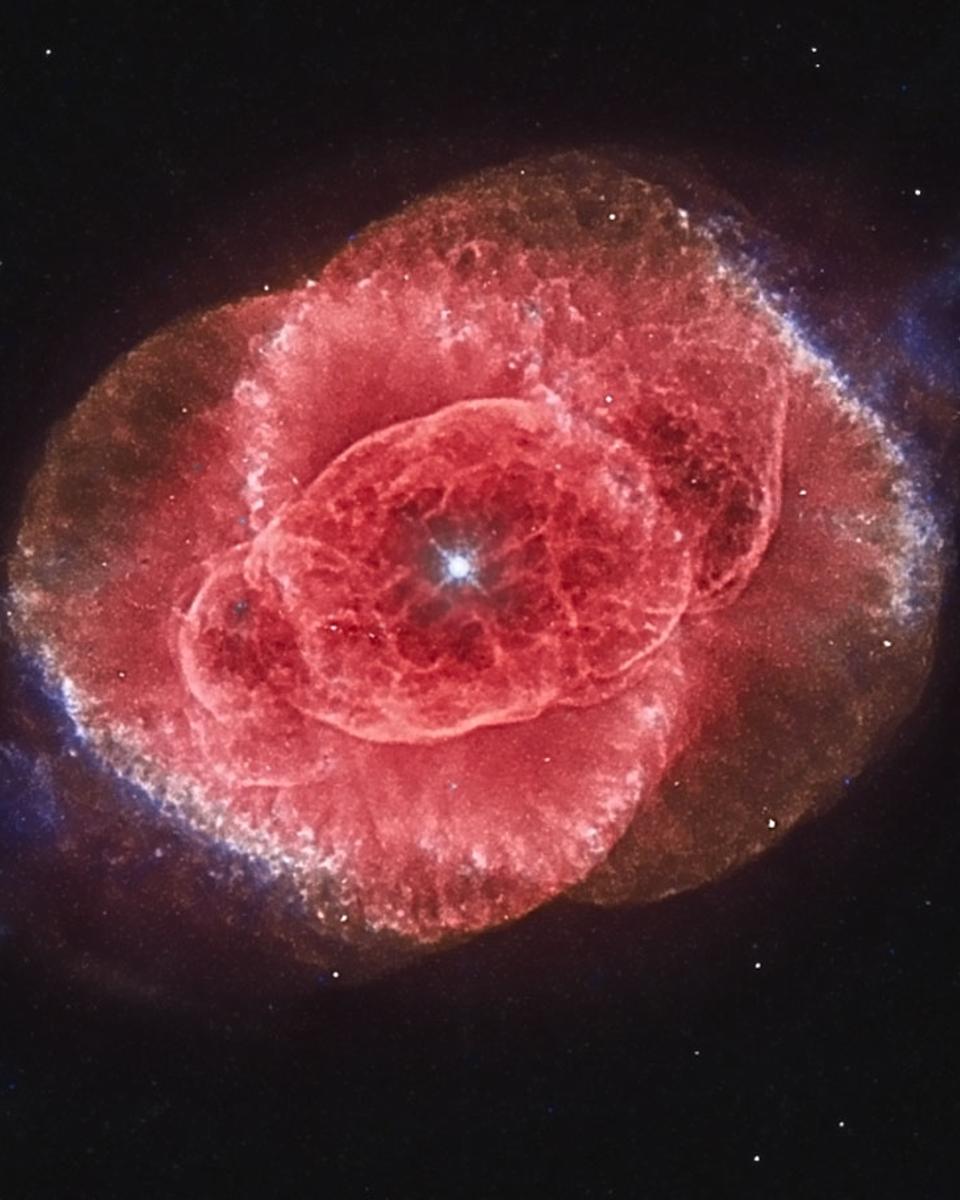 In the Center of the Cat's Eye Nebula