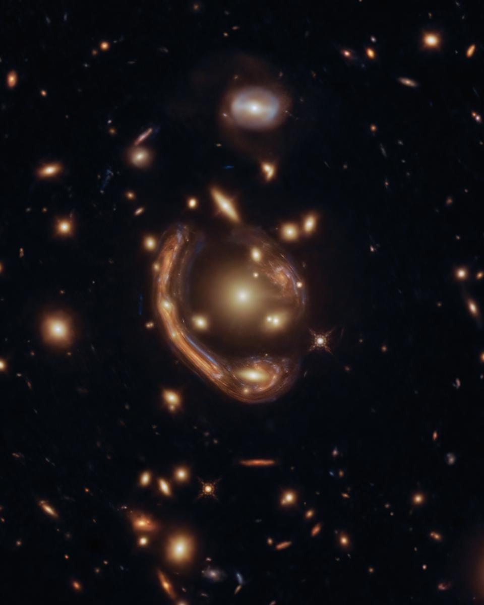 A Molten Galaxy Einstein Ring