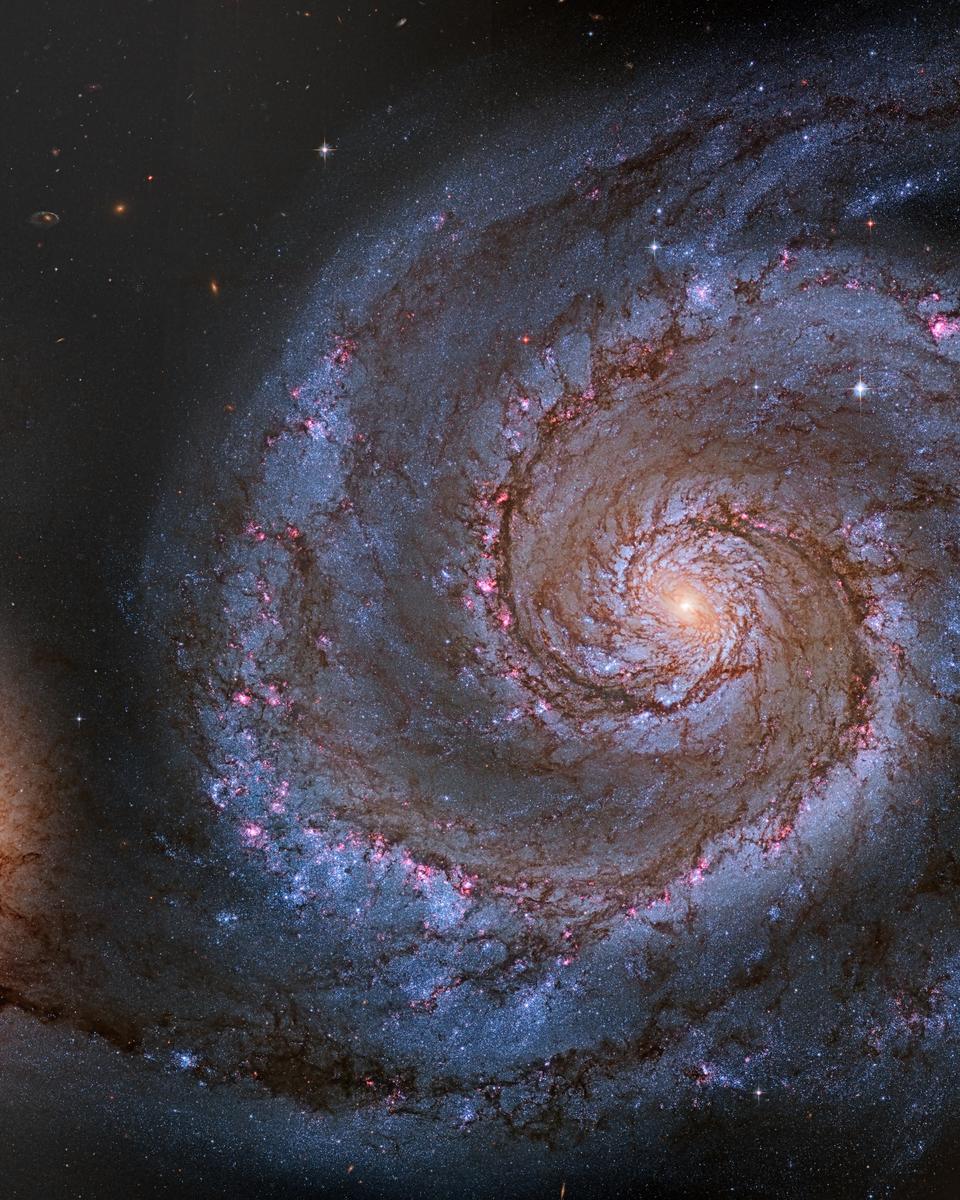 M51: The Whirlpool Galaxy from Hubble