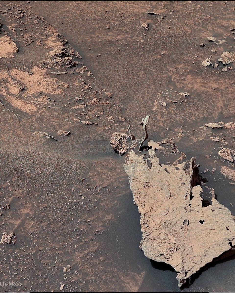 Rock Fingers on Mars