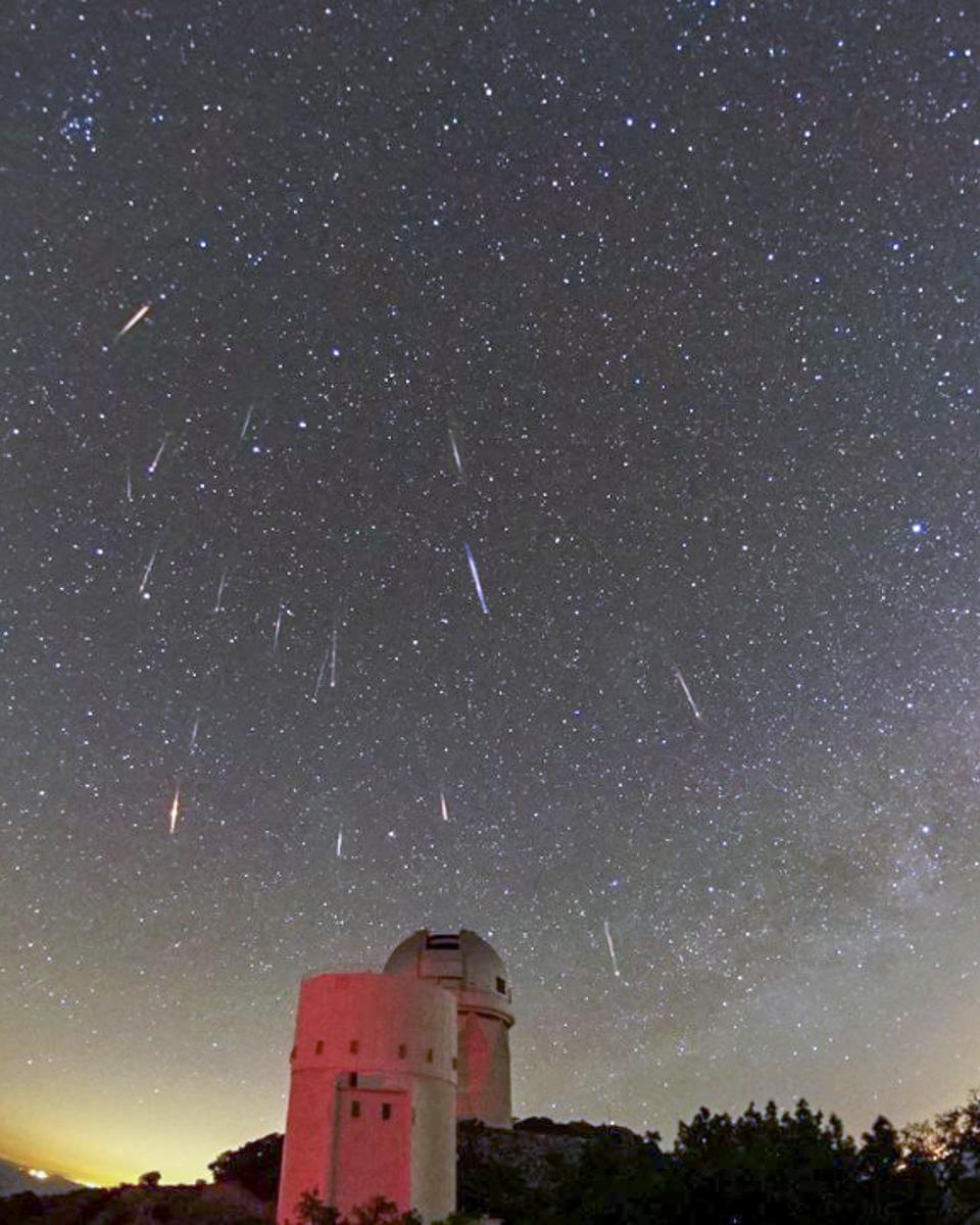 Tau Herculid Meteors over Kitt Peak Telescopes