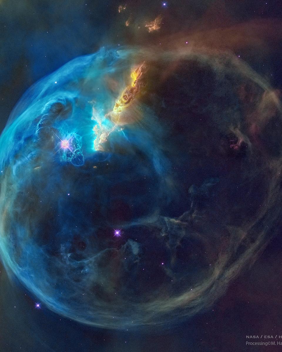 The Bubble Nebula from Hubble