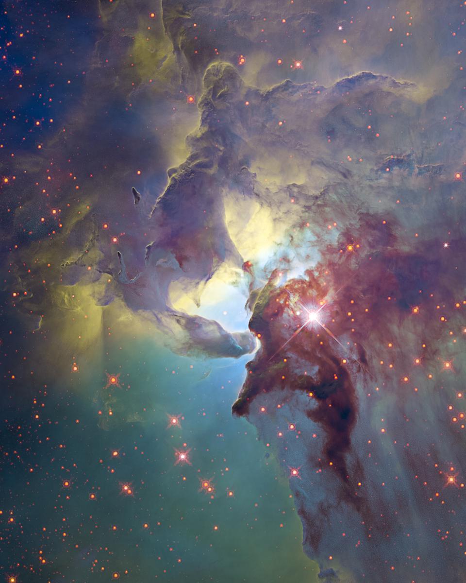 The Lively Center of the Lagoon Nebula