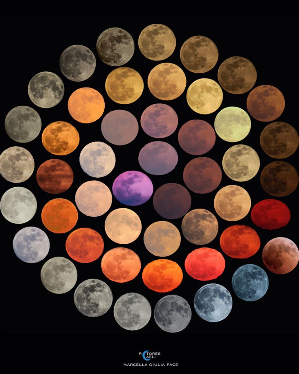Colors of the Moon