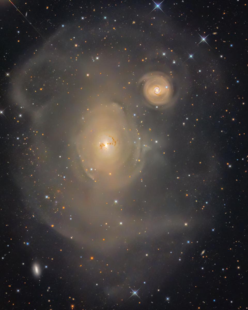 NGC 1316: After Galaxies Collide