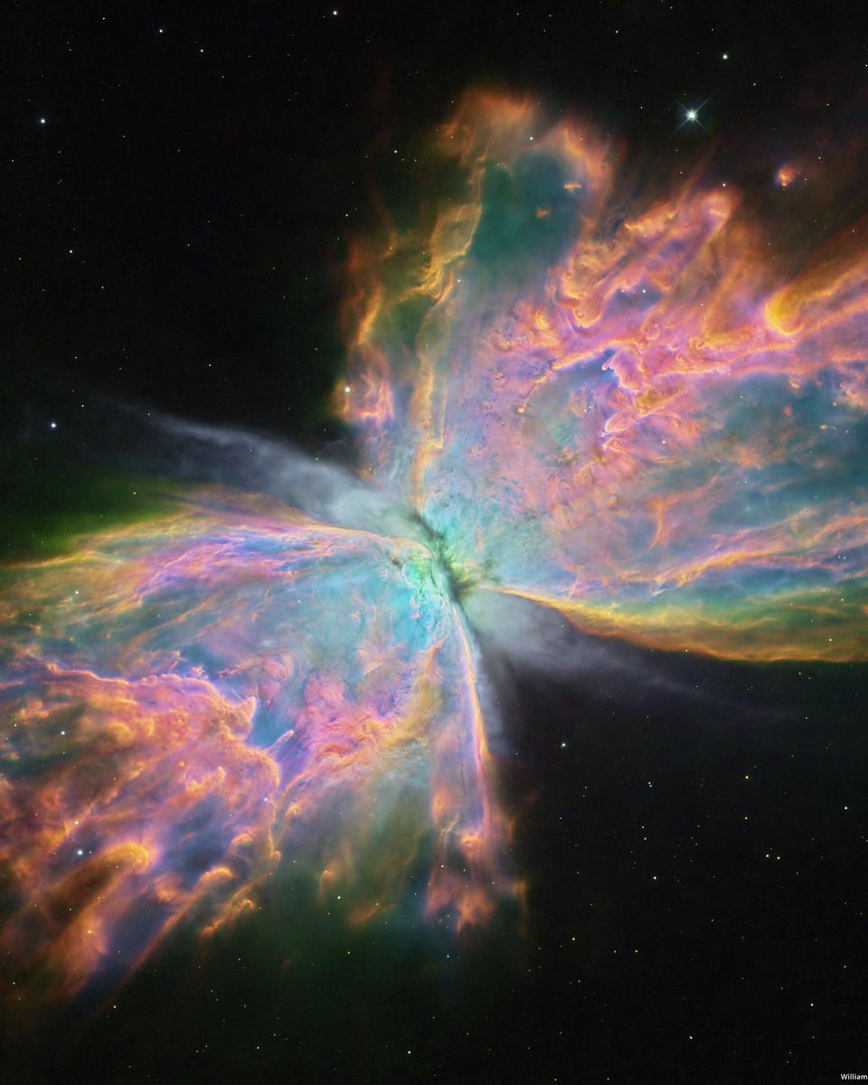 The Butterfly Nebula from Hubble