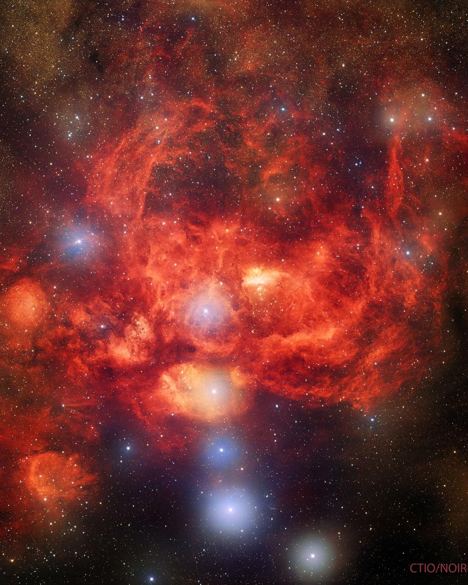 NGC 6357: The Lobster Nebula