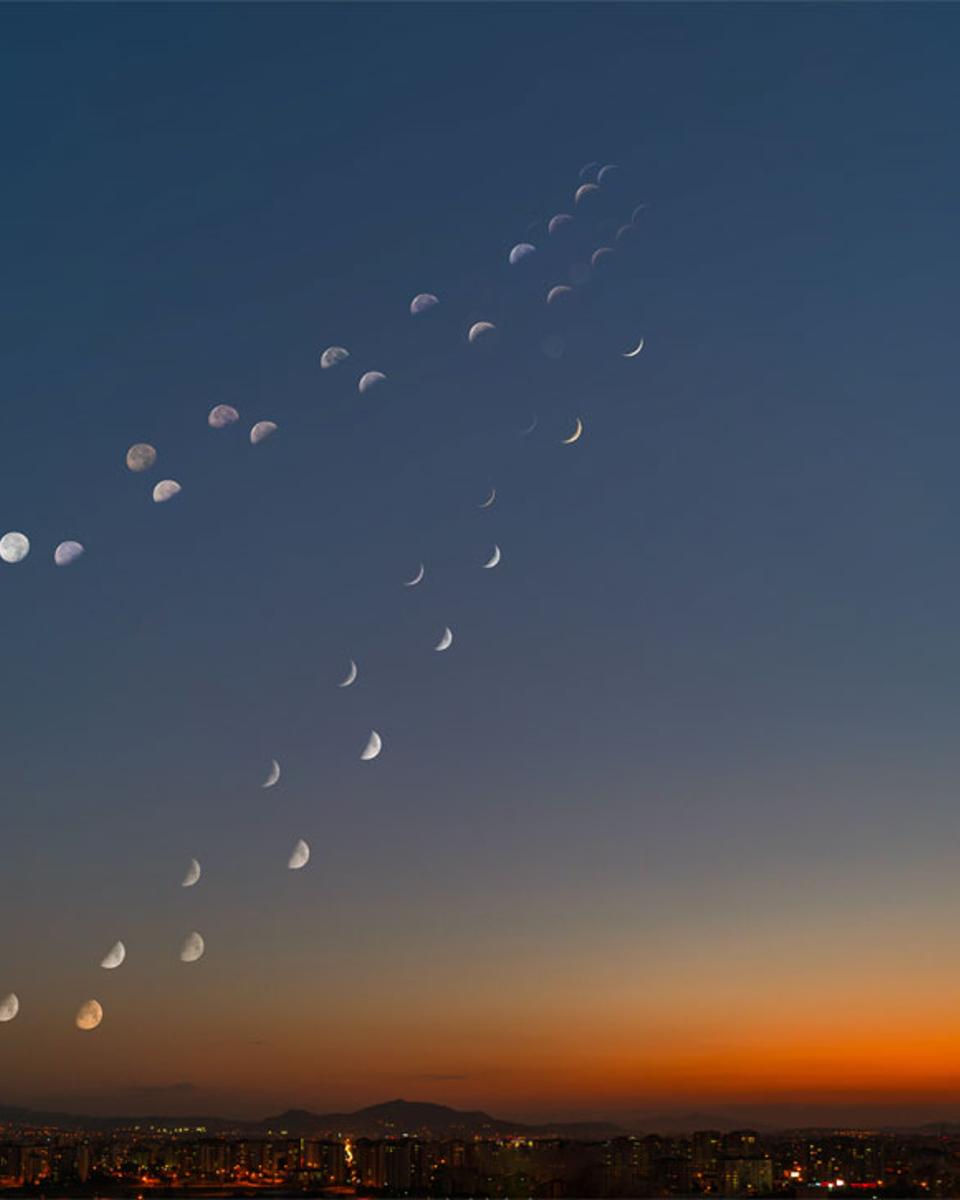 A Double Lunar Analemma over Turkey