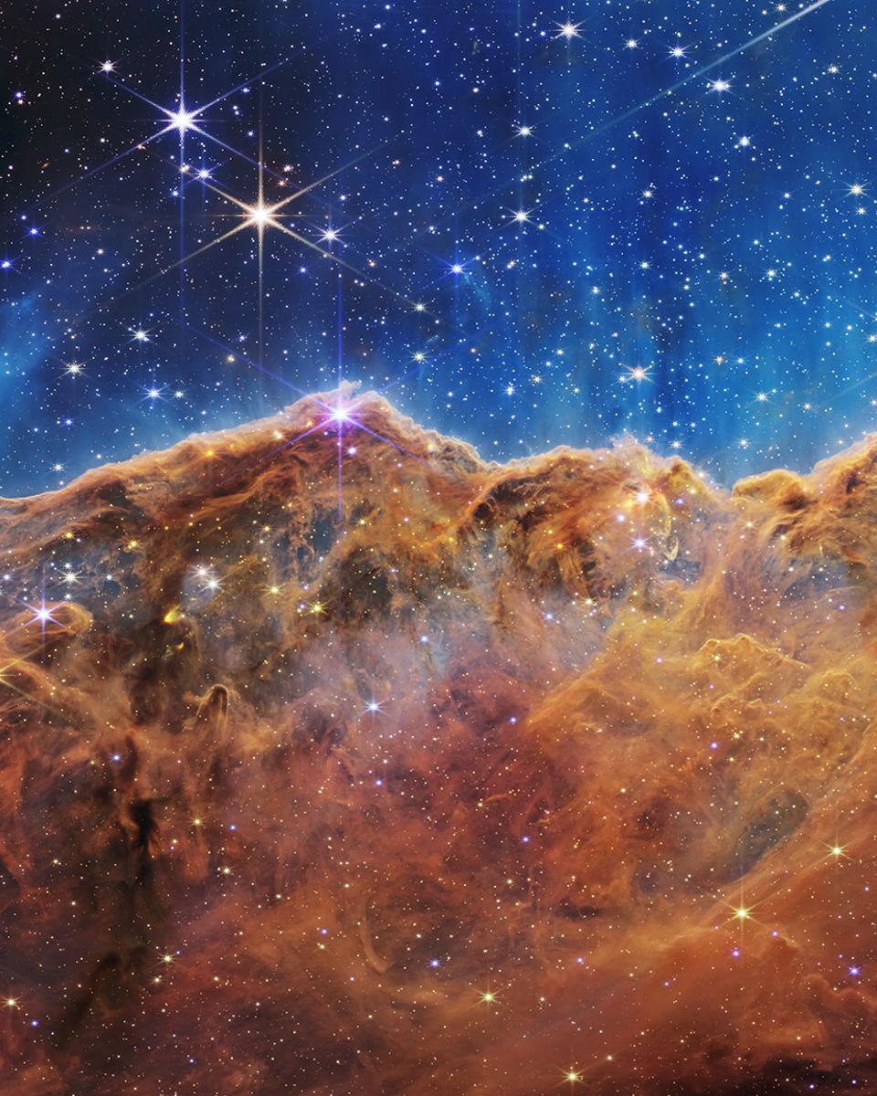 Carina Cliffs from the Webb Space Telescope