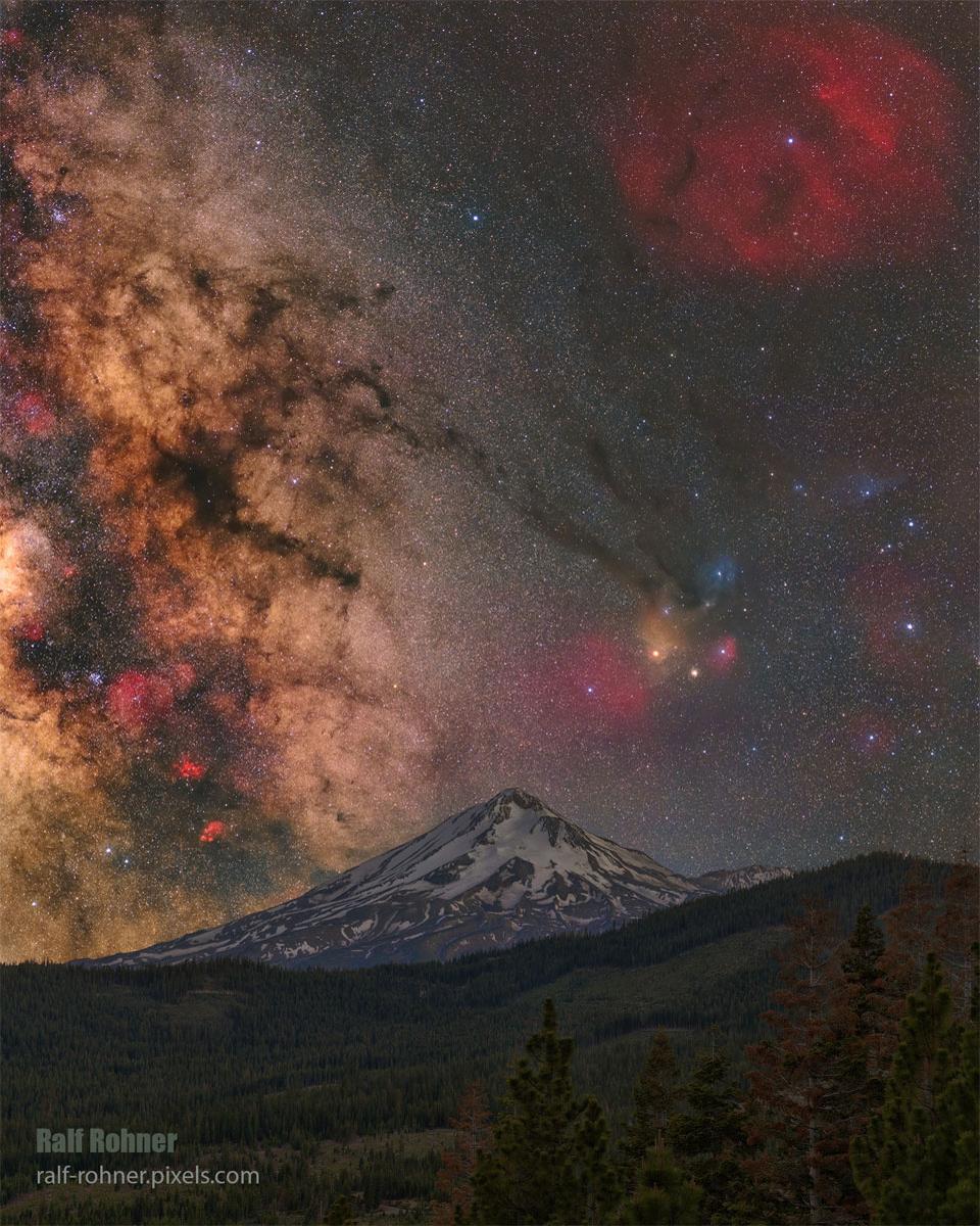 A Furious Sky over Mount Shasta