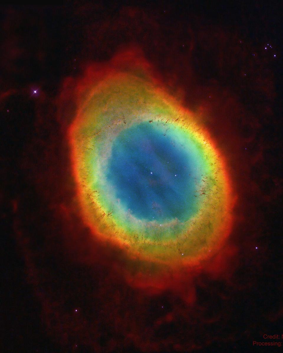 M57: The Ring Nebula from Hubble