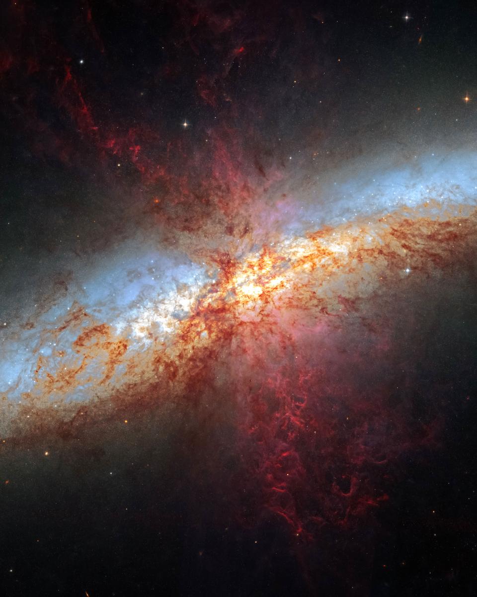 M82: Galaxy with a Supergalactic Wind